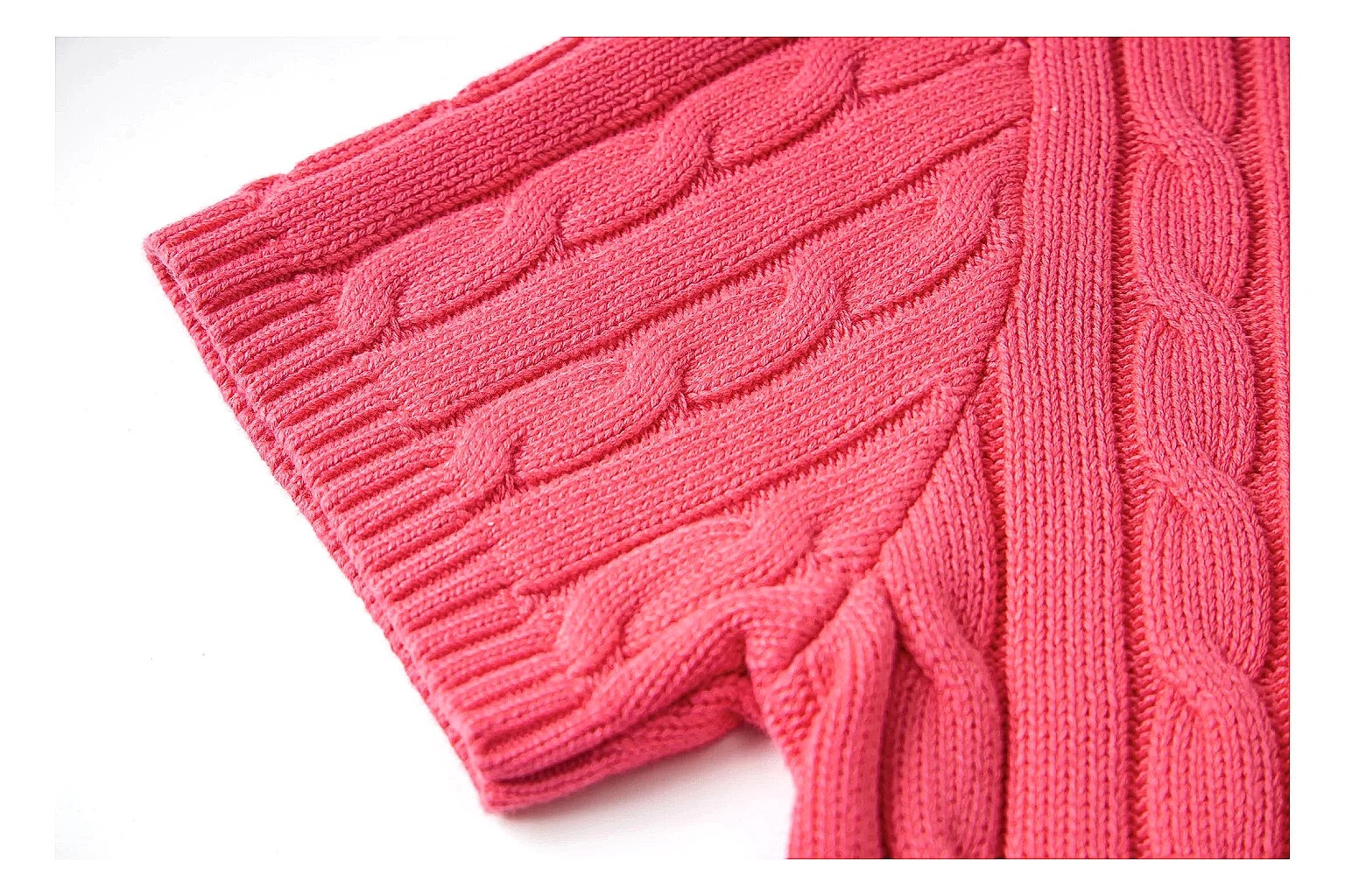 kakoqclab.com Polo Ralph Lauren Coral Cable Knit Polo 0820 Coral short-sleeve-knit product image thumbnail 2