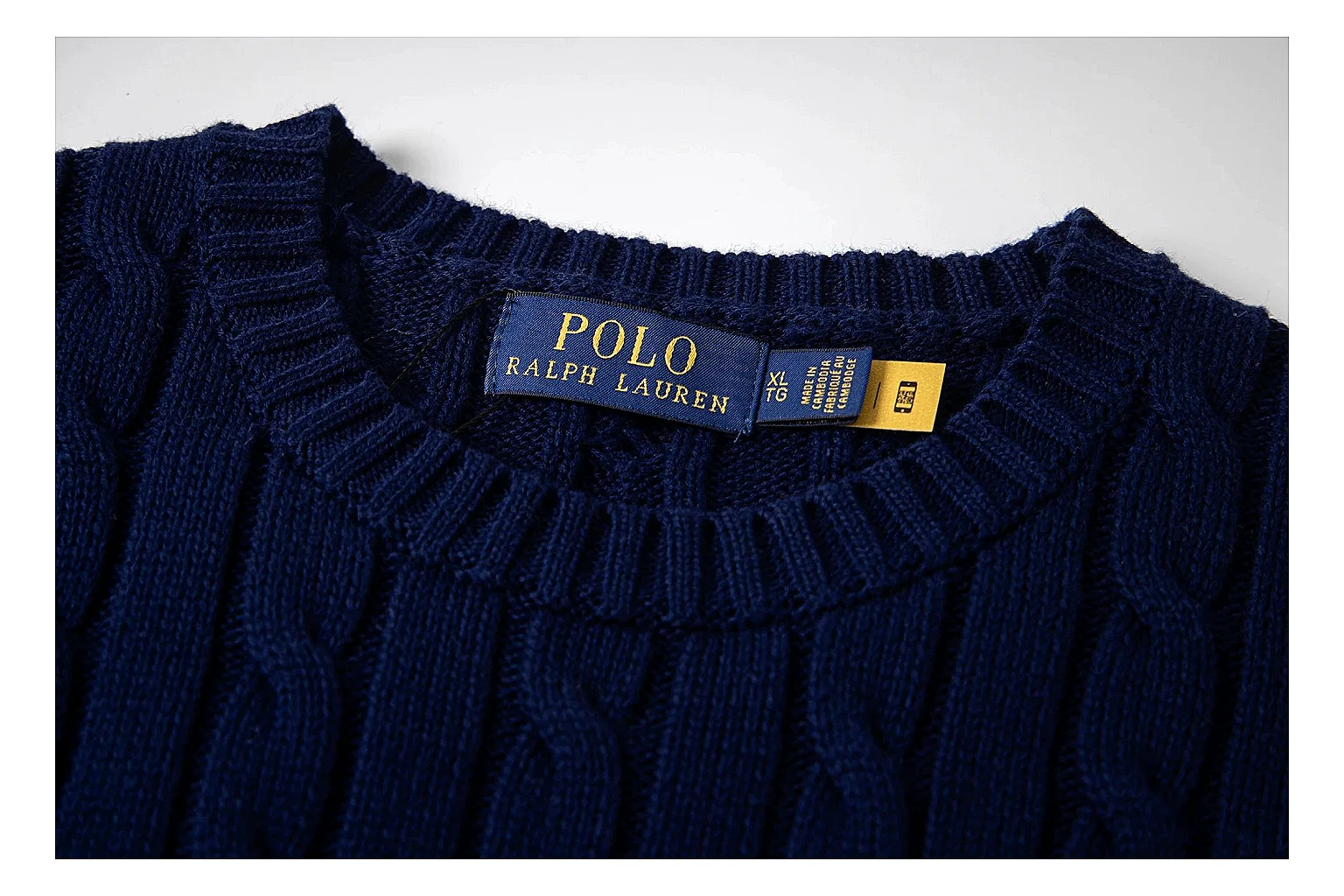 kakoqclab.com Polo Ralph Lauren Deep Navy Cable Knit Polo 0889 Deep Navy short-sleeve-knit product image