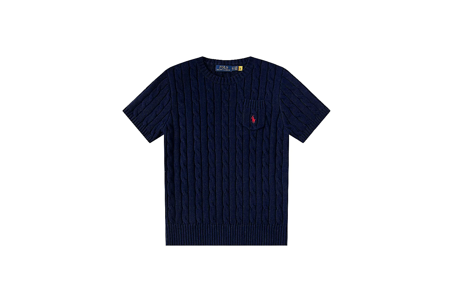 kakoqclab.com Polo Ralph Lauren Deep Navy Cable Knit Polo 0889 Deep Navy short-sleeve-knit product image thumbnail 5