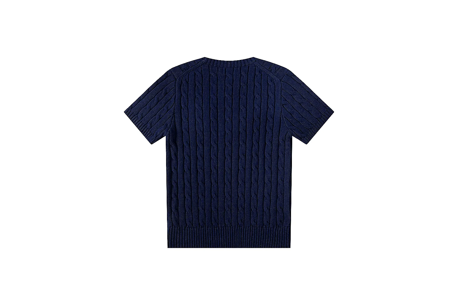 kakoqclab.com Polo Ralph Lauren Deep Navy Cable Knit Polo 0889 Deep Navy short-sleeve-knit product image thumbnail 6