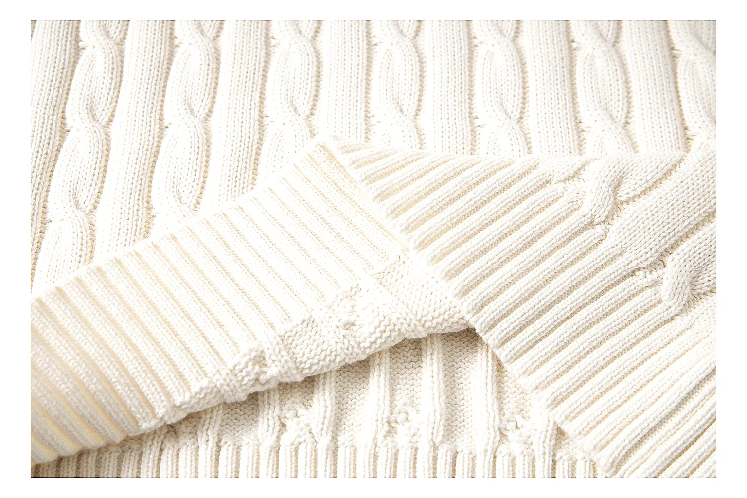 kakoqclab.com Polo Ralph Lauren Ivory Cable Knit Polo 0882 Ivory short-sleeve-knit product image thumbnail 4