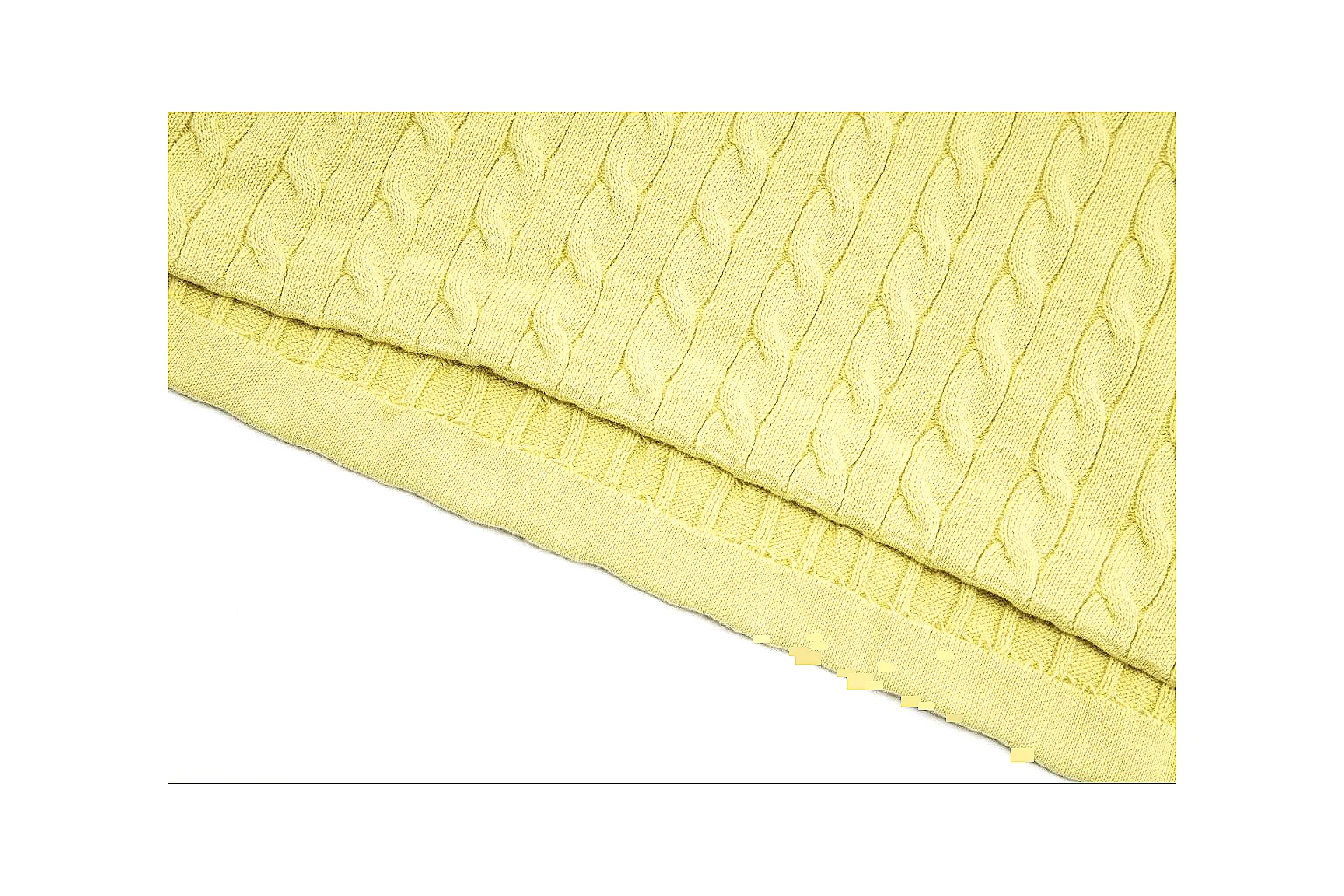 kakoqclab.com Polo Ralph Lauren Lemon Yellow Cable Knit Polo 0979 Lemon Yellow short-sleeve-knit product image