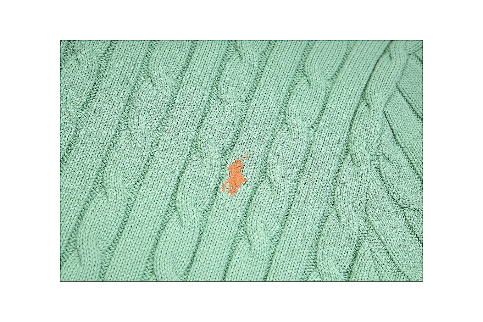 kakoqclab.com Polo Ralph Lauren Mint Cable Knit Polo 0644 Mint short-sleeve-knit product image thumbnail 3