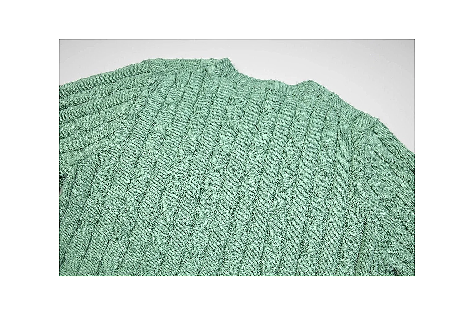 kakoqclab.com Polo Ralph Lauren Mint Cable Knit Polo 0644 Mint short-sleeve-knit product image thumbnail 4