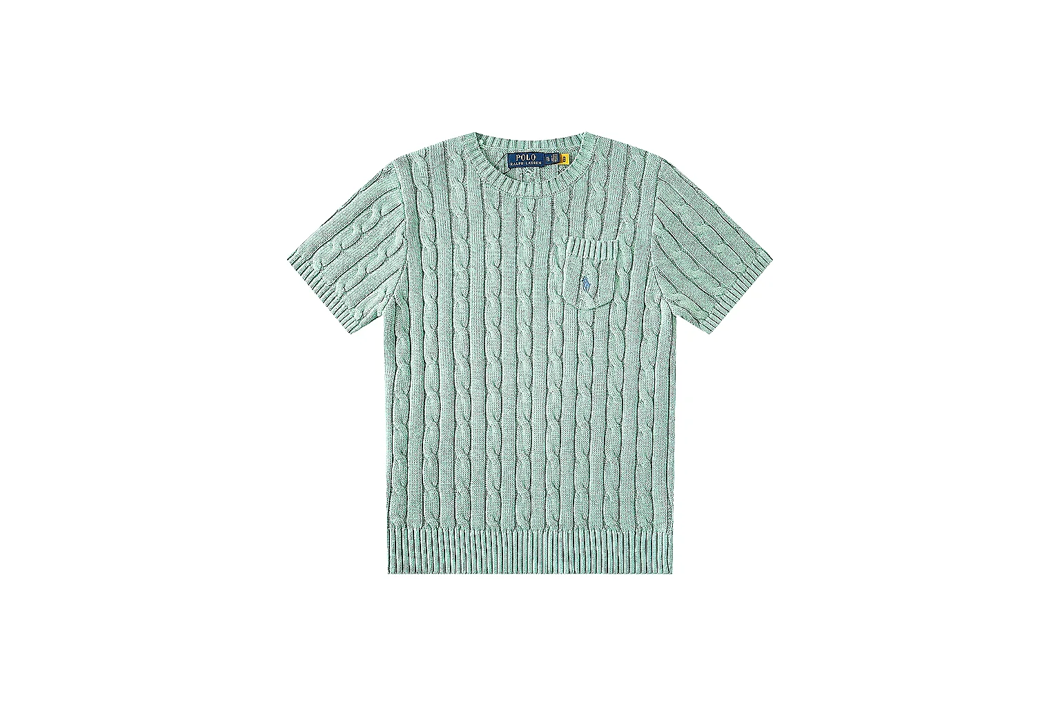 kakoqclab.com Polo Ralph Lauren Mint Cable Knit Polo 0792 Mint short-sleeve-knit product image thumbnail 5