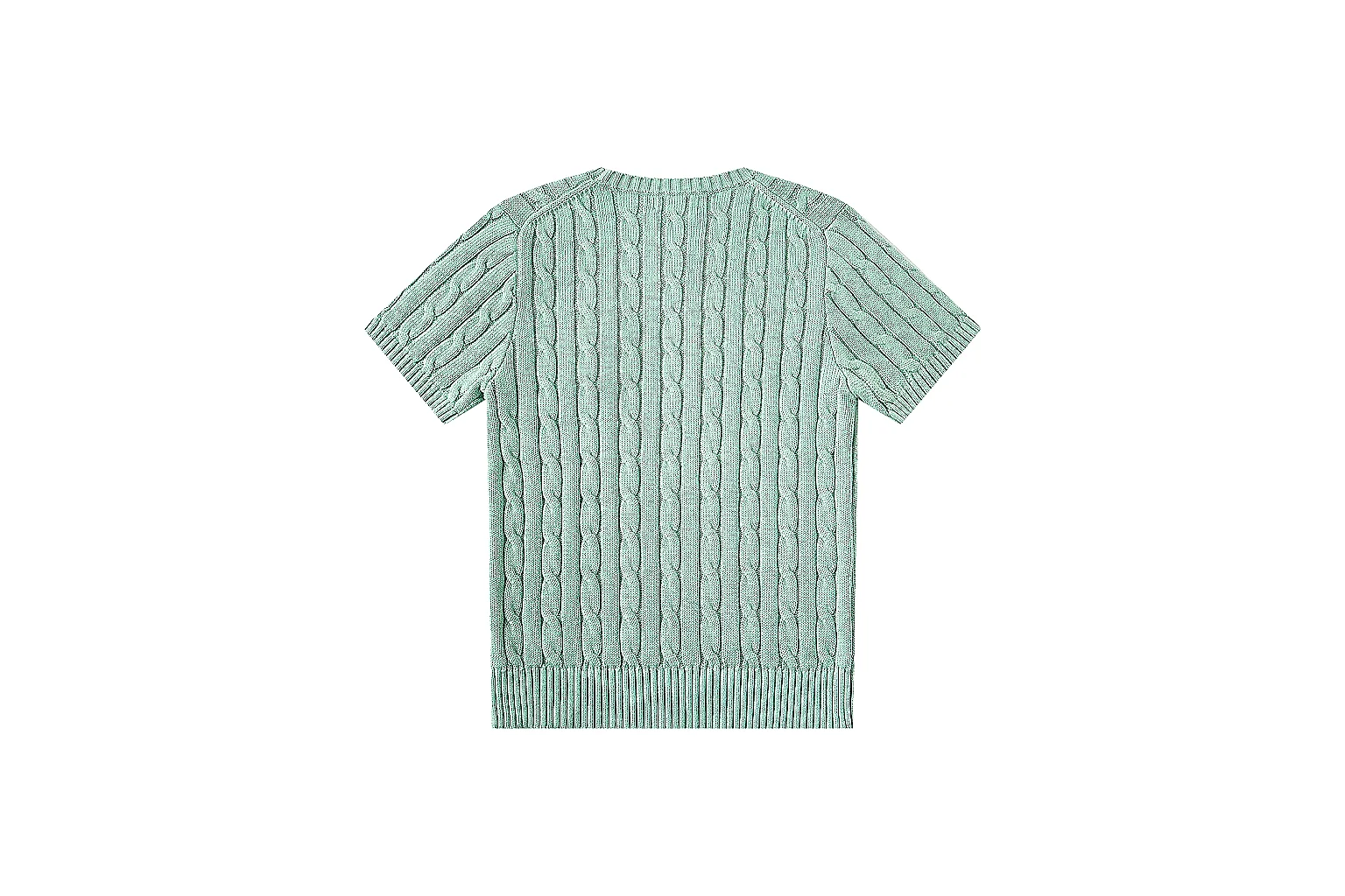 kakoqclab.com Polo Ralph Lauren Mint Cable Knit Polo 0792 Mint short-sleeve-knit product image thumbnail 6