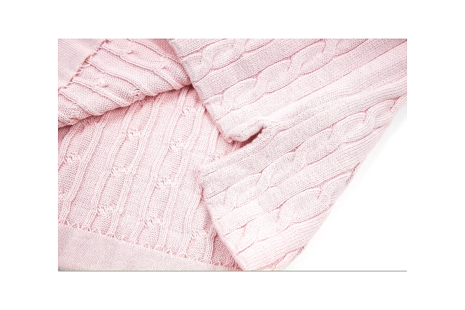 kakoqclab.com Polo Ralph Lauren Pink Cable Knit Polo 0983 Pink short-sleeve-knit product image thumbnail 2