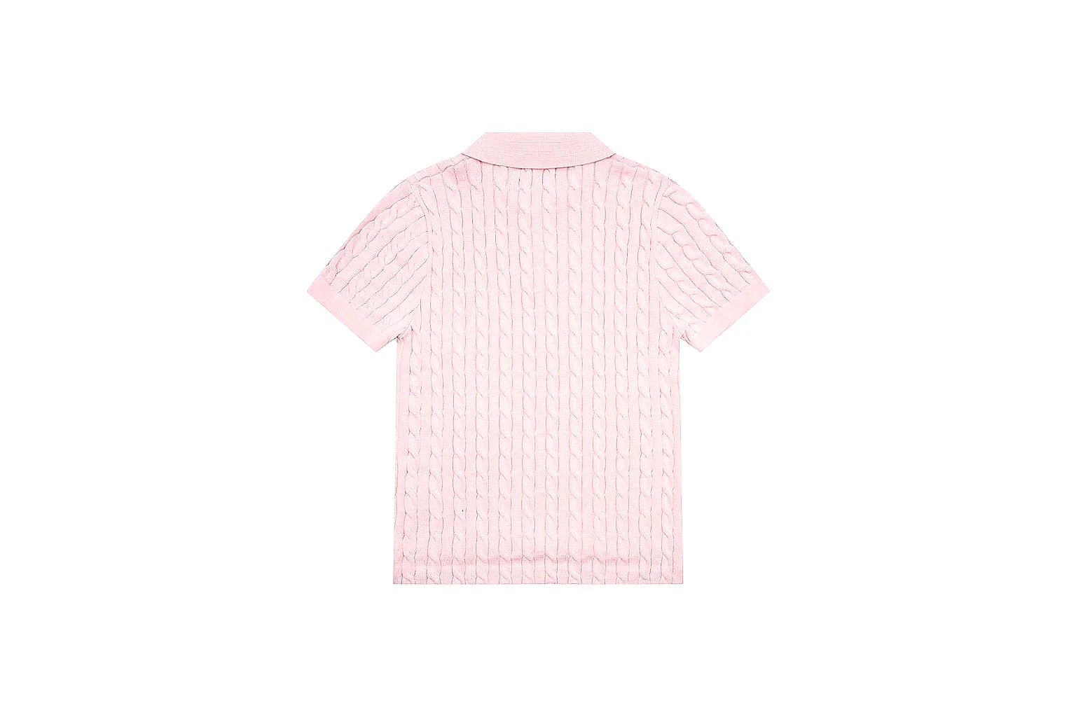 kakoqclab.com Polo Ralph Lauren Pink Cable Knit Polo 0983 Pink short-sleeve-knit product image thumbnail 6