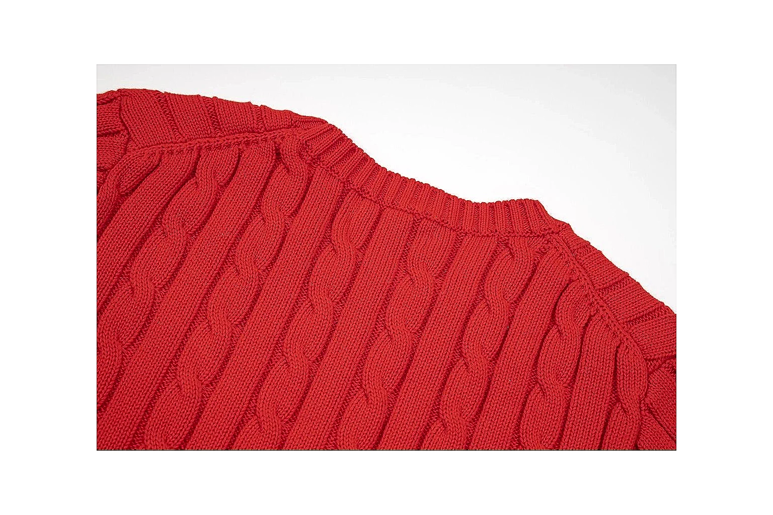 kakoqclab.com Polo Ralph Lauren Red Cable Knit Polo 0632 Red short-sleeve-knit product image thumbnail 2