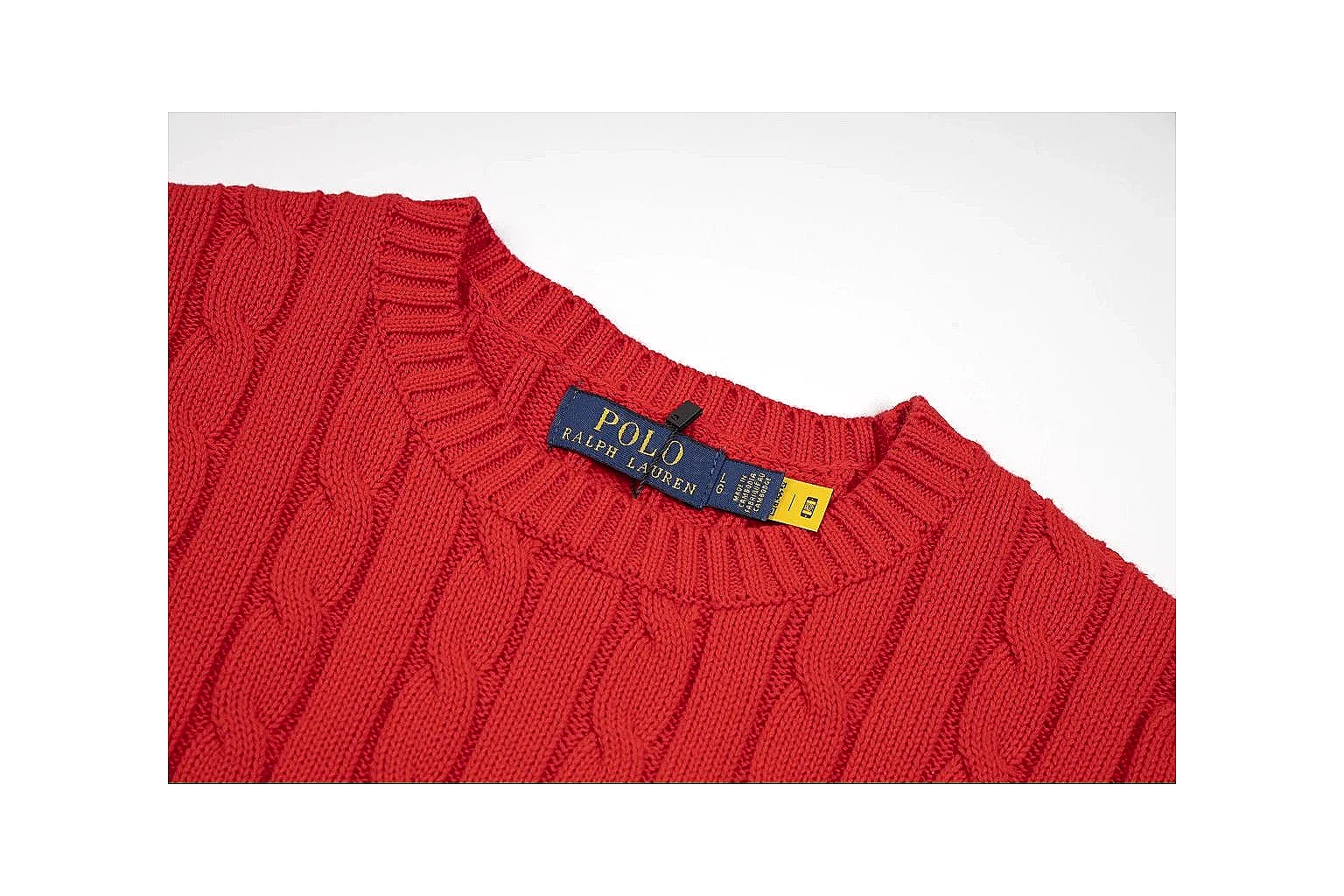 kakoqclab.com Polo Ralph Lauren Red Cable Knit Polo 0632 Red short-sleeve-knit product image thumbnail 4