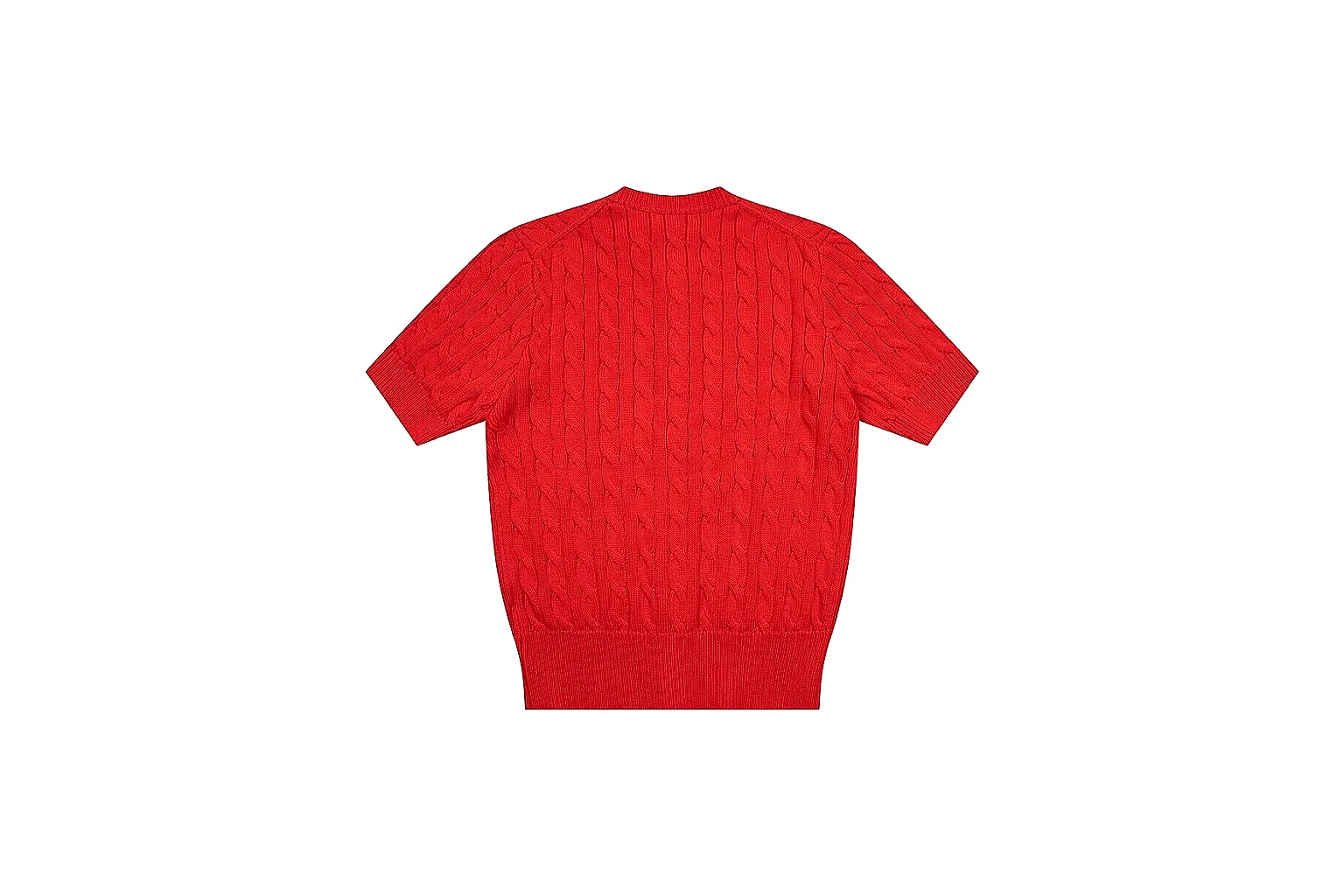 kakoqclab.com Polo Ralph Lauren Red Button Cable Knit Polo 0923 Red Button short-sleeve-knit product image thumbnail 6