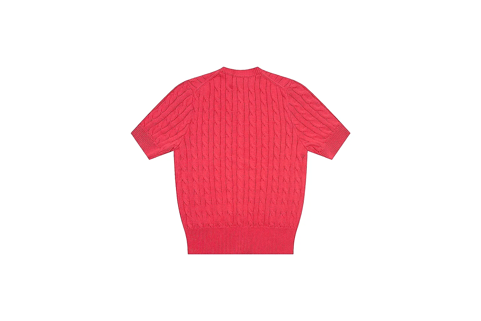 kakoqclab.com Polo Ralph Lauren Red Cable Knit Cardigan 0936 Red short-sleeve-knit product image thumbnail 6