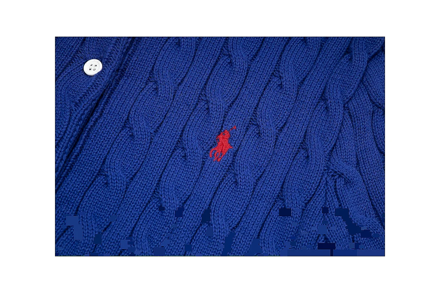kakoqclab.com Polo Ralph Lauren Royal Blue Cable Knit Cardigan 0939 Royal Blue short-sleeve-knit product image