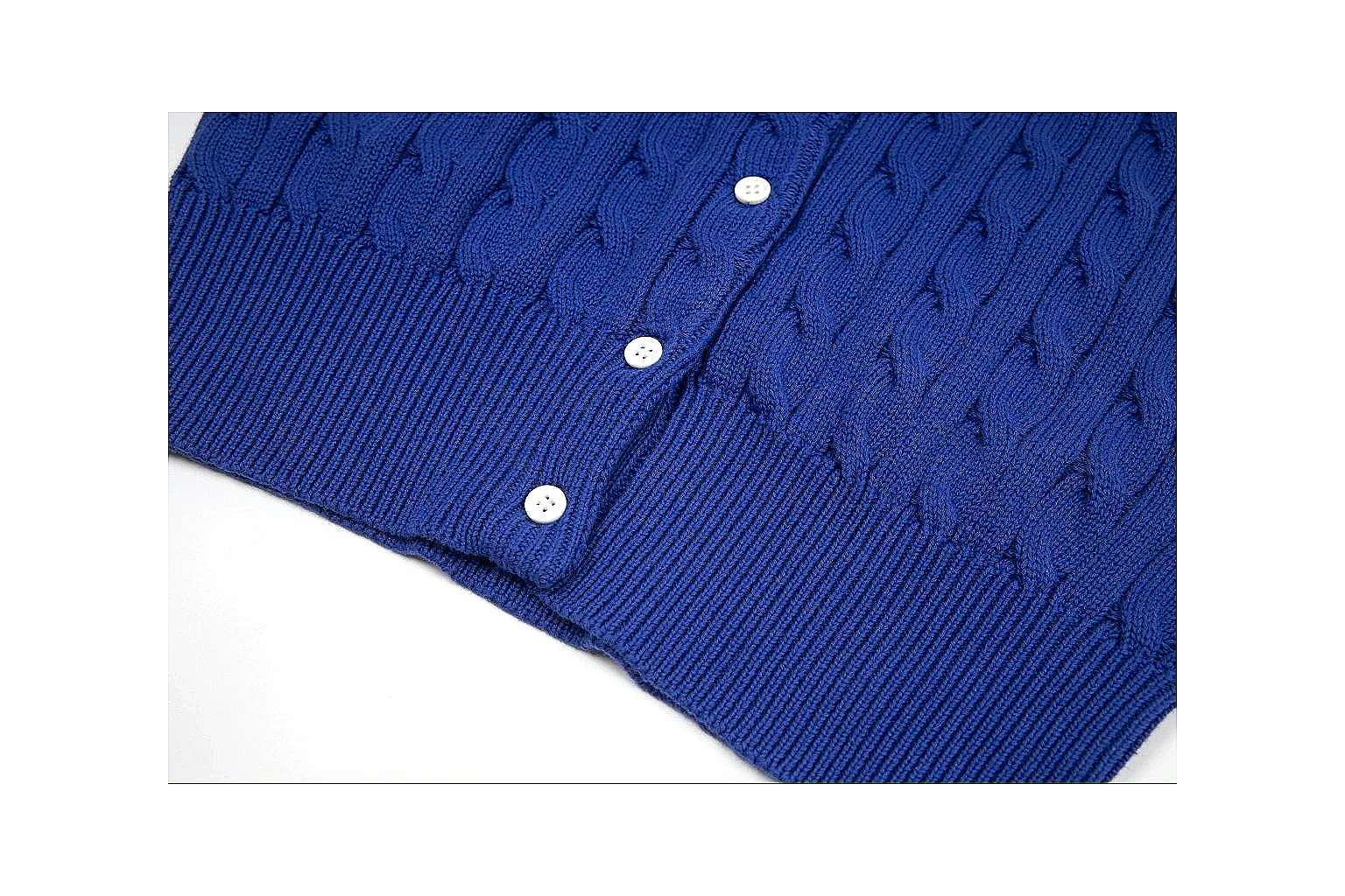 kakoqclab.com Polo Ralph Lauren Royal Blue Cable Knit Cardigan 0939 Royal Blue short-sleeve-knit product image thumbnail 2