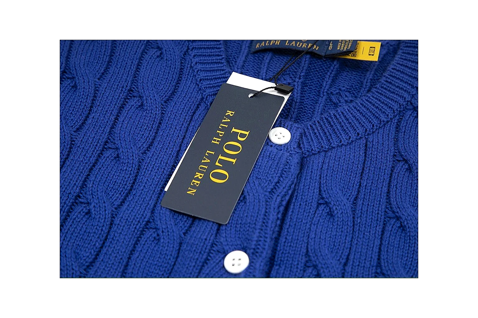 kakoqclab.com Polo Ralph Lauren Royal Blue Cable Knit Cardigan 0939 Royal Blue short-sleeve-knit product image thumbnail 3