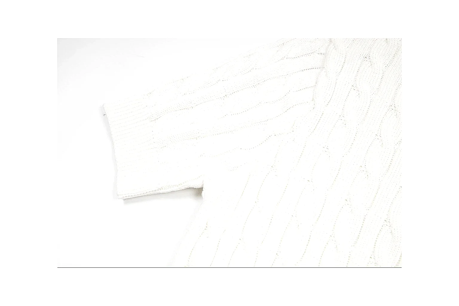 kakoqclab.com Polo Ralph Lauren White Cable Knit Polo 0955 White short-sleeve-knit product image thumbnail 2