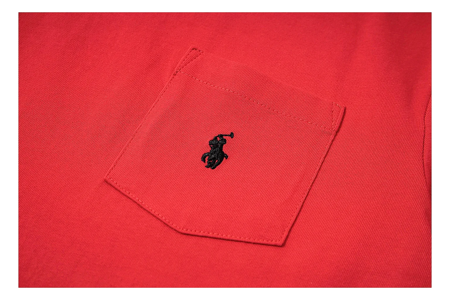 kakoqclab.com Polo Ralph Lauren Red Pocket Tee 1057 Red short-sleeve-tee product image thumbnail 3