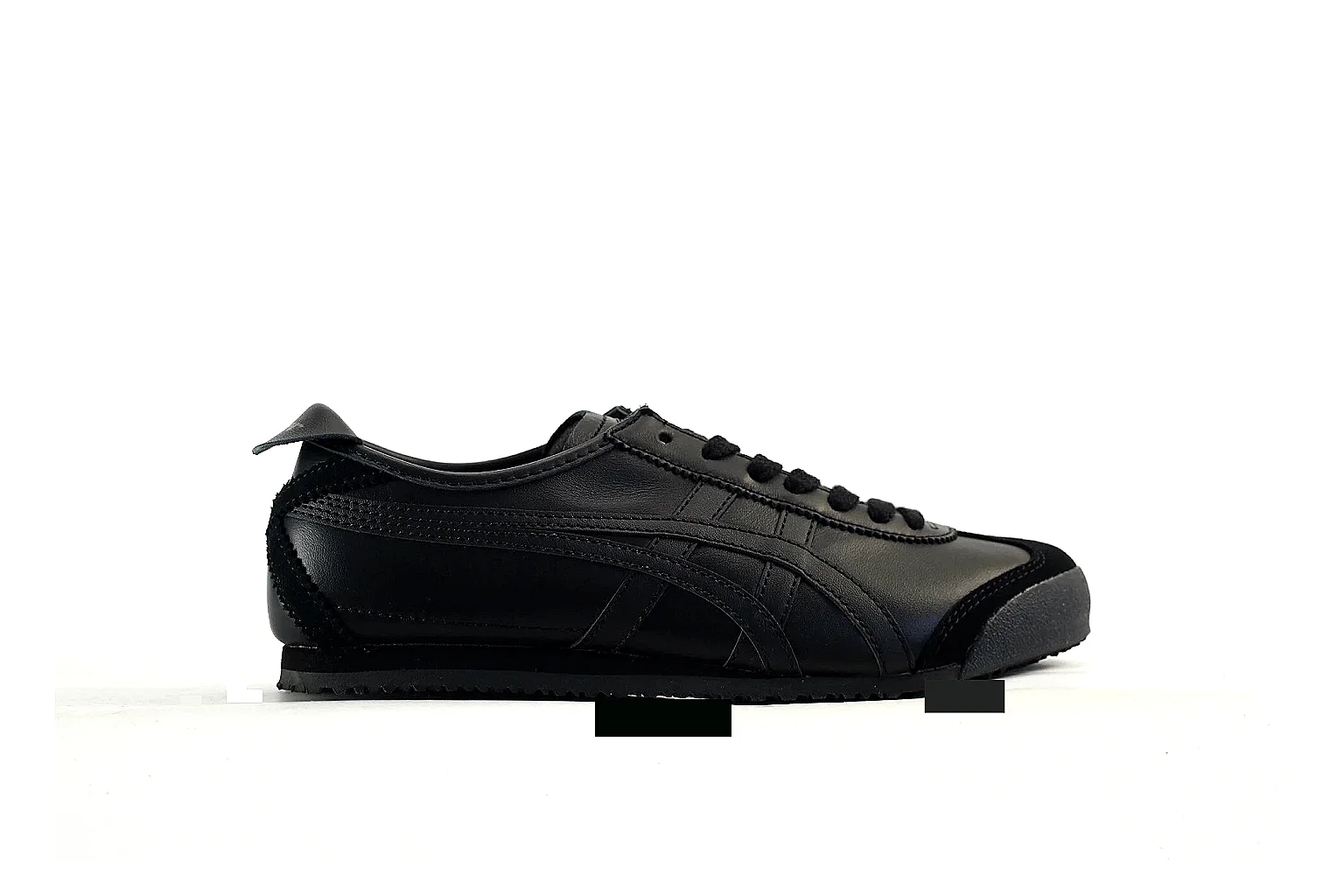 kakoqclab.com Prada Black Leather Low Trainer 2936 Black low-top product image