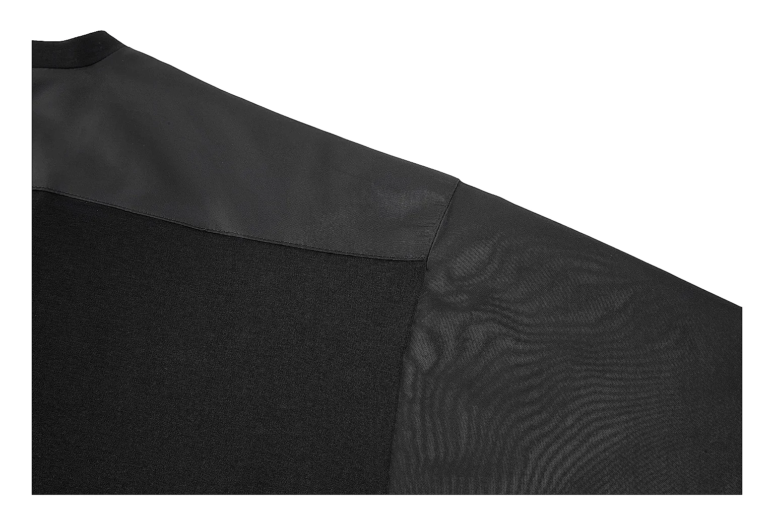 kakoqclab.com Prada Black Nylon Panel Tee 0191 Black short-sleeve-tee product image thumbnail 2