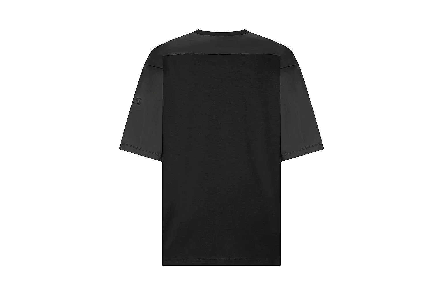 kakoqclab.com Prada Black Nylon Panel Tee 0191 Black short-sleeve-tee product image thumbnail 6