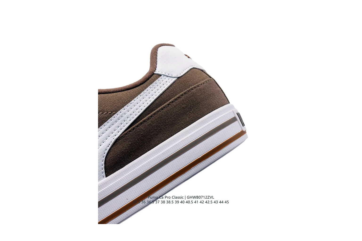 Puma Palermo Brown White terrace sneaker six photo view thumbnail 4