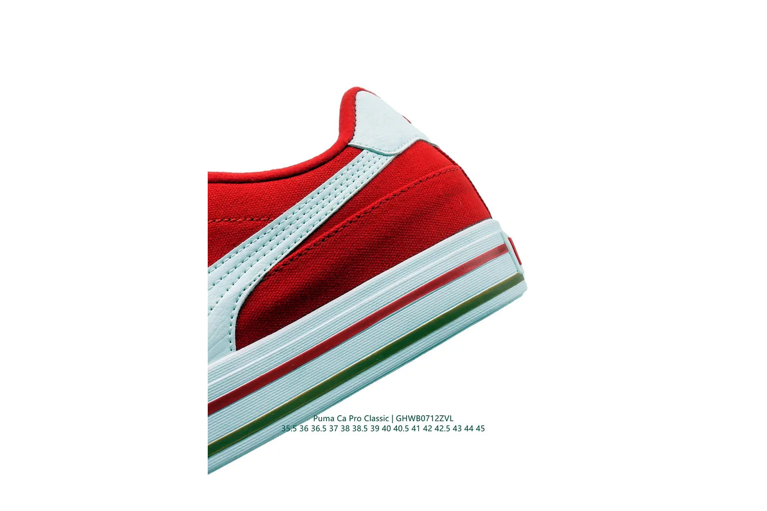 Puma Palermo Red White Green terrace sneaker six photo view thumbnail 4