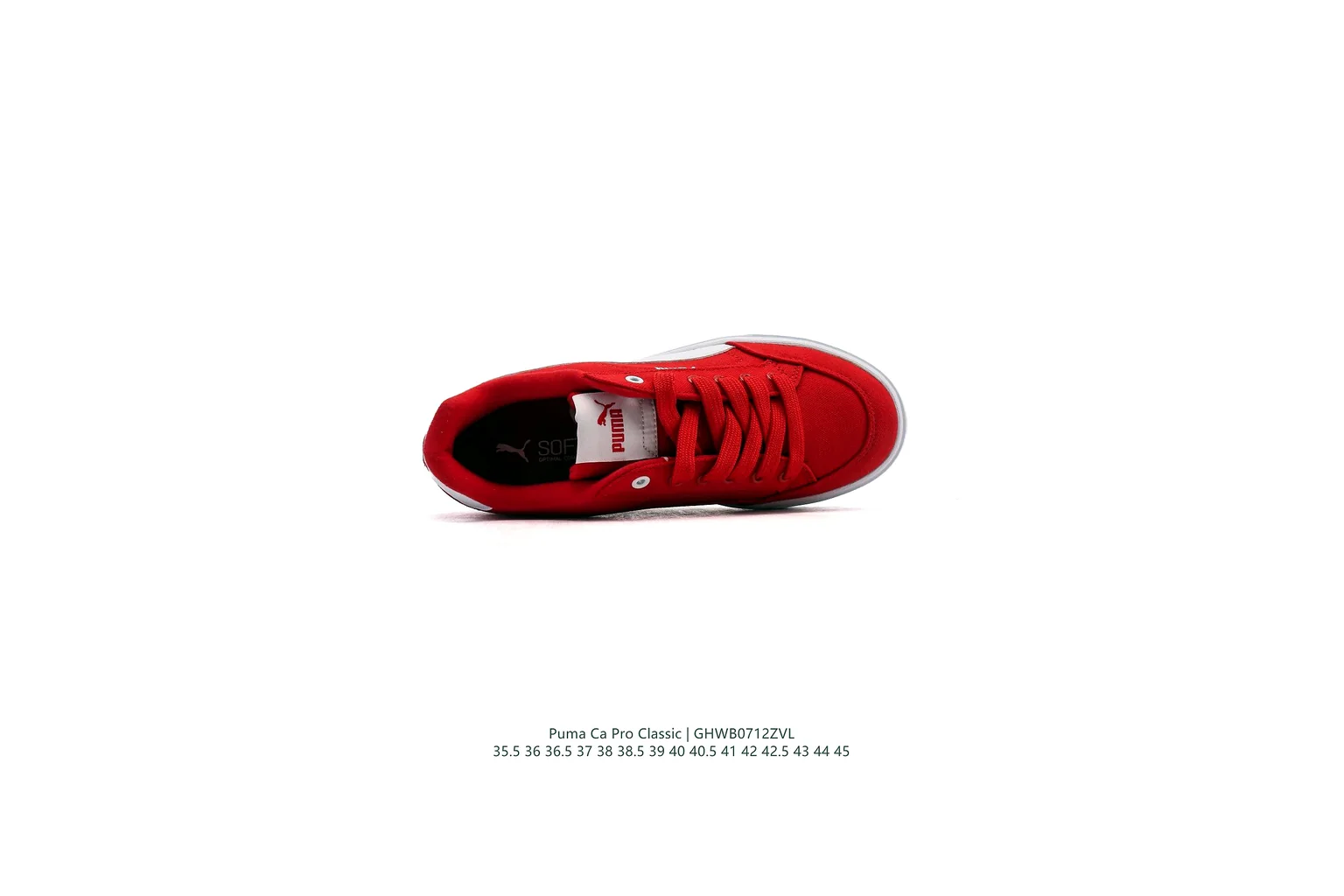 Puma Palermo Red White Green terrace sneaker six photo view thumbnail 6