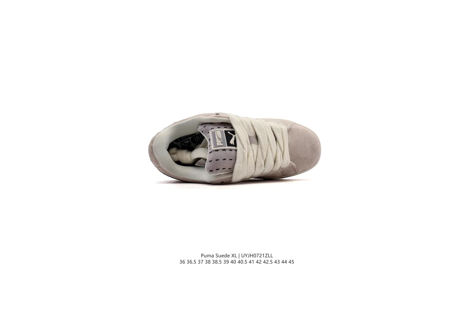 Puma Suede Beige Black suede low top six photo view thumbnail 6
