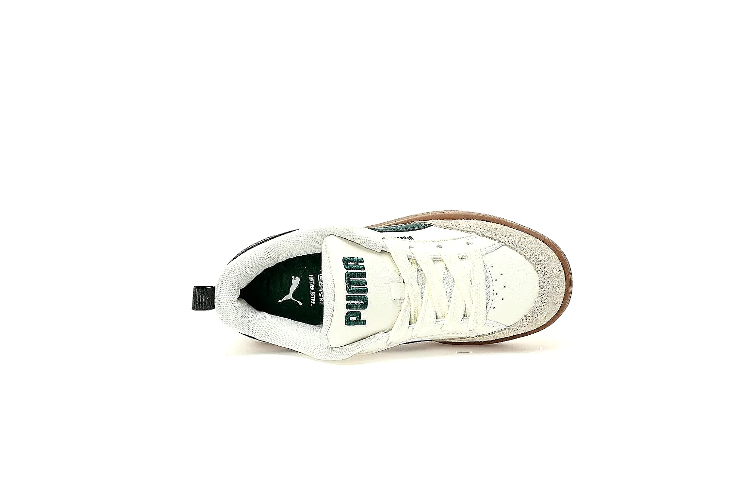 Kako QC Lab inspection photos for Puma White Green Gum Low Sneaker thumbnail 2