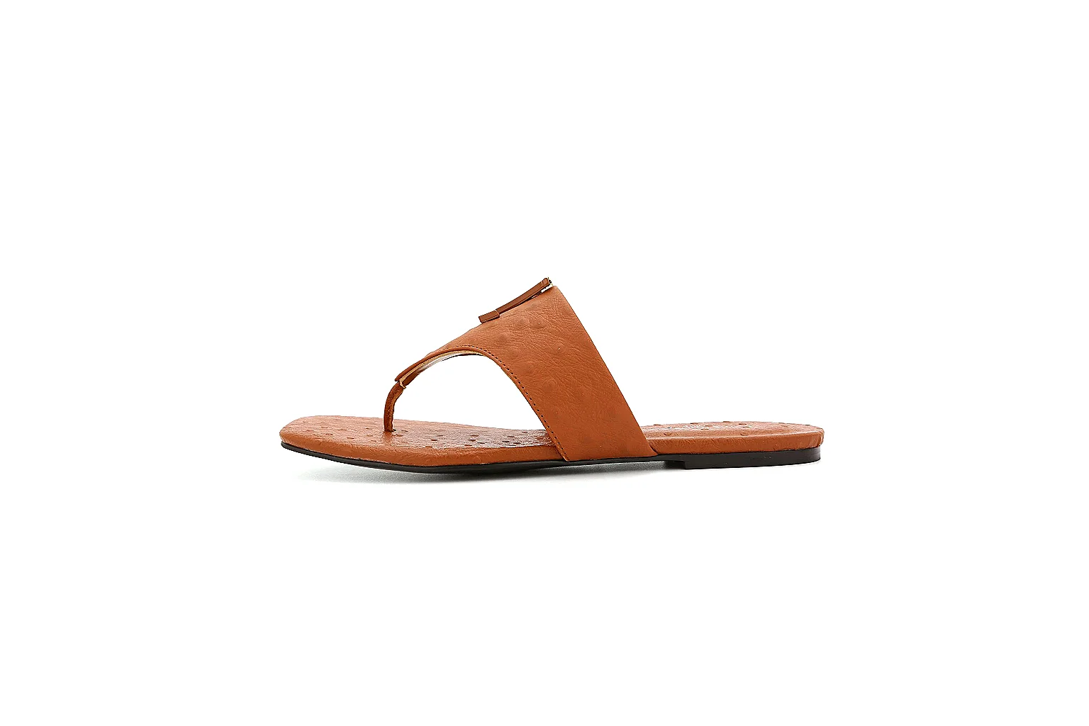 Kako QC Lab inspection photos for Other Brown Leather Slide Sandal