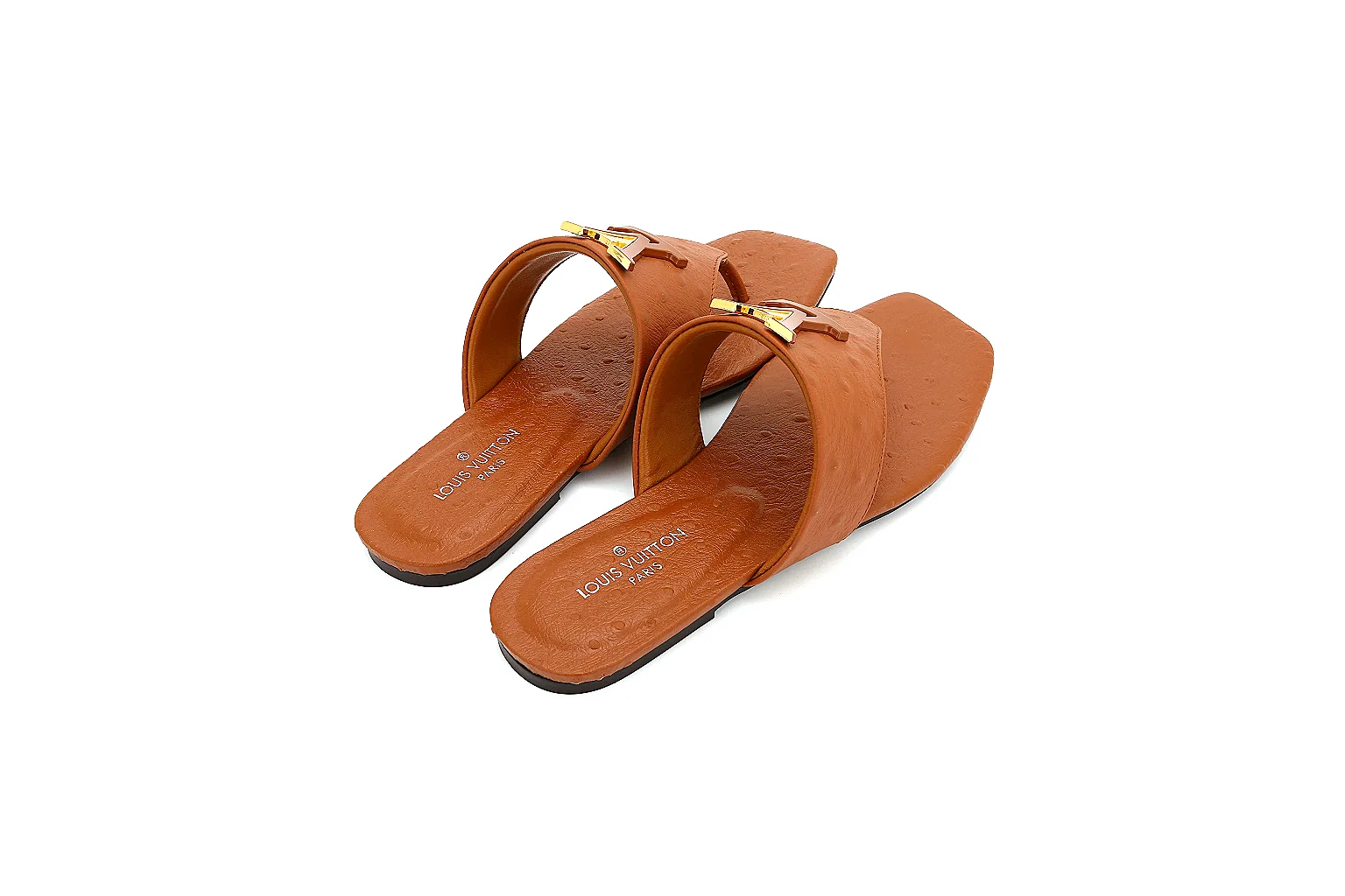 Kako QC Lab inspection photos for Other Brown Leather Slide Sandal thumbnail 3