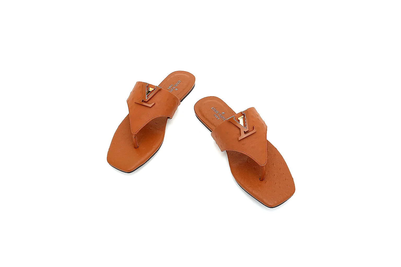 Kako QC Lab inspection photos for Other Brown Leather Slide Sandal thumbnail 4