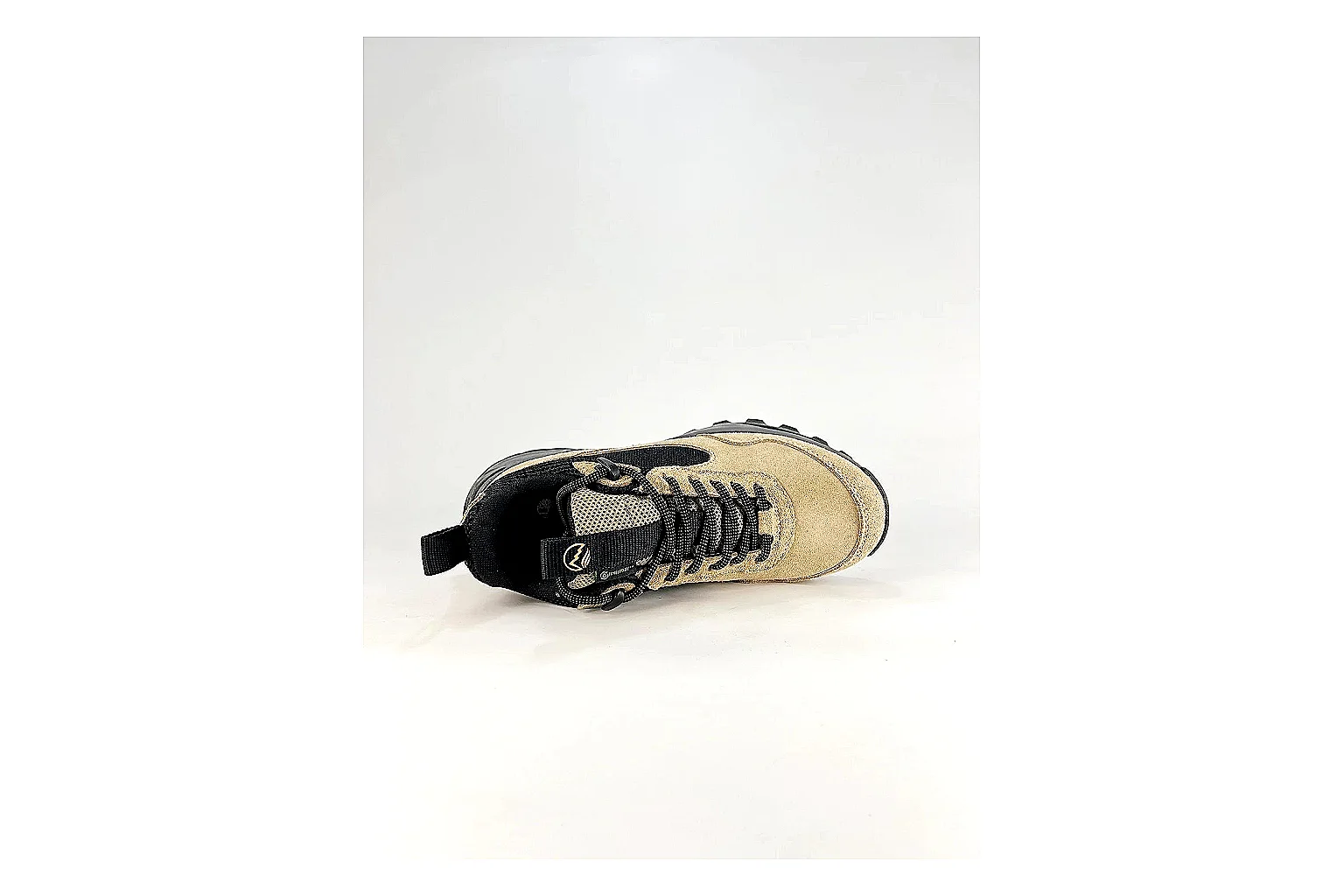 Timberland Motion Access Beige Black Sneakers QC photo reference showing beige black outdoor sneakers with mesh-leather texture, side-profile shape, upper panel lines, and outsole detail thumbnail 6