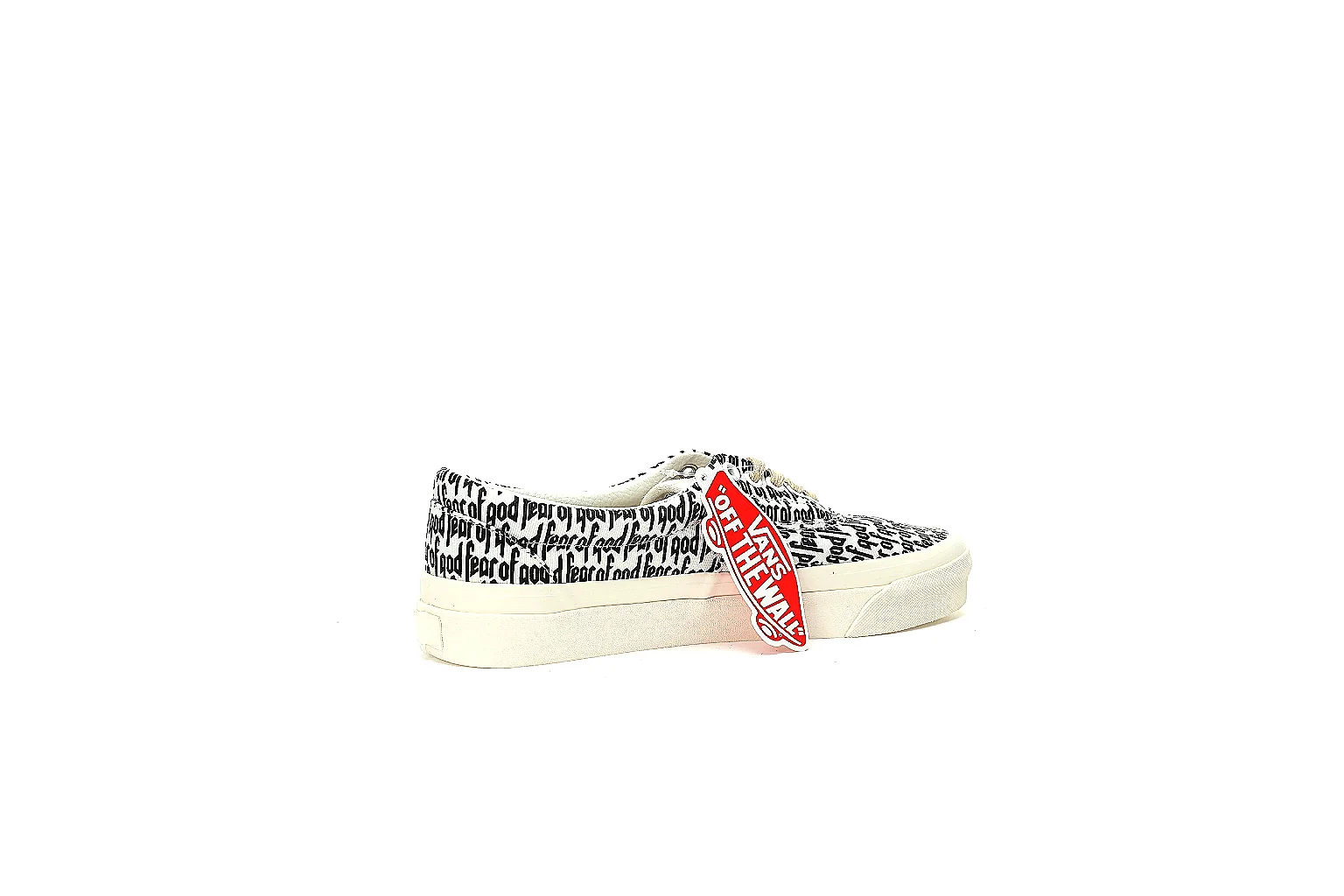 Vans Era Fear of God print QC gallery with side top outsole and paired views thumbnail 6
