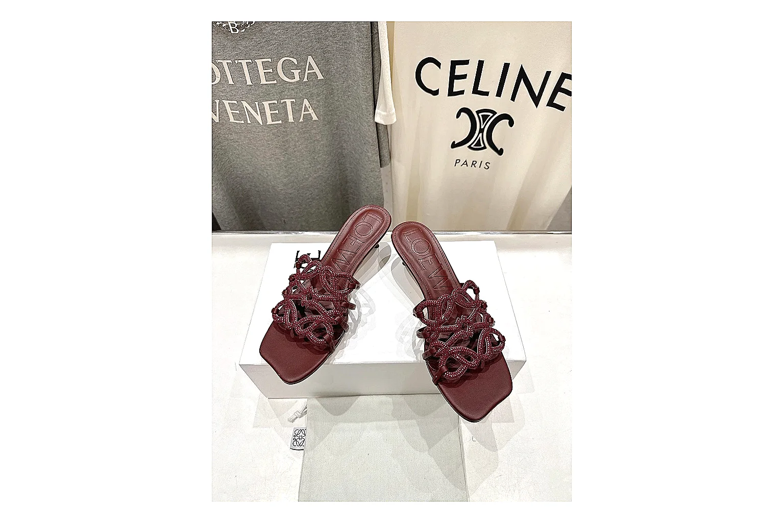 kakoqclab.com Burgundy Woven Mule 9843 Burgundy mule product image thumbnail 5