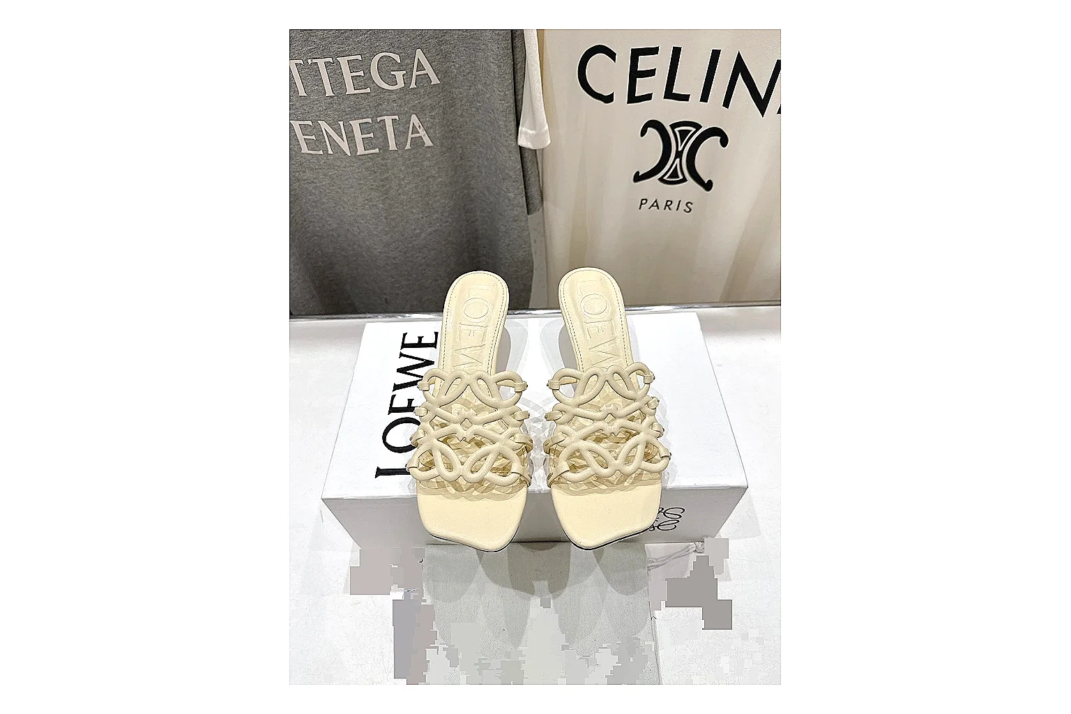 kakoqclab.com Cream Woven Mule 9433 Cream mule product image