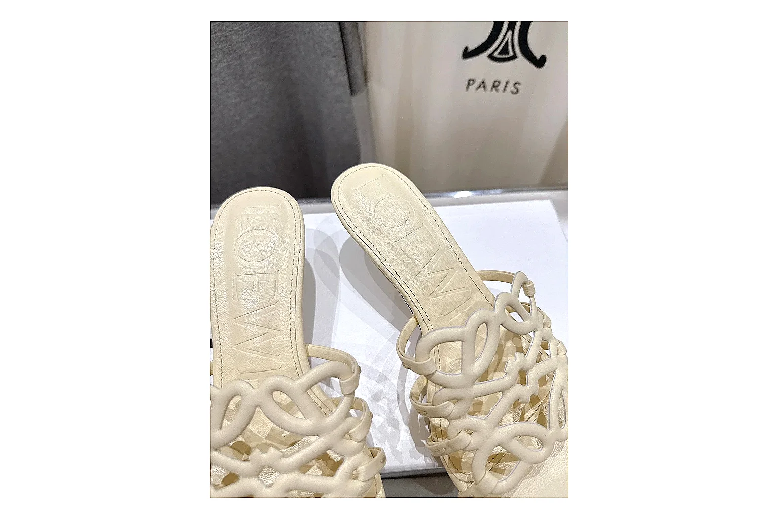kakoqclab.com Cream Woven Mule 9433 Cream mule product image thumbnail 4