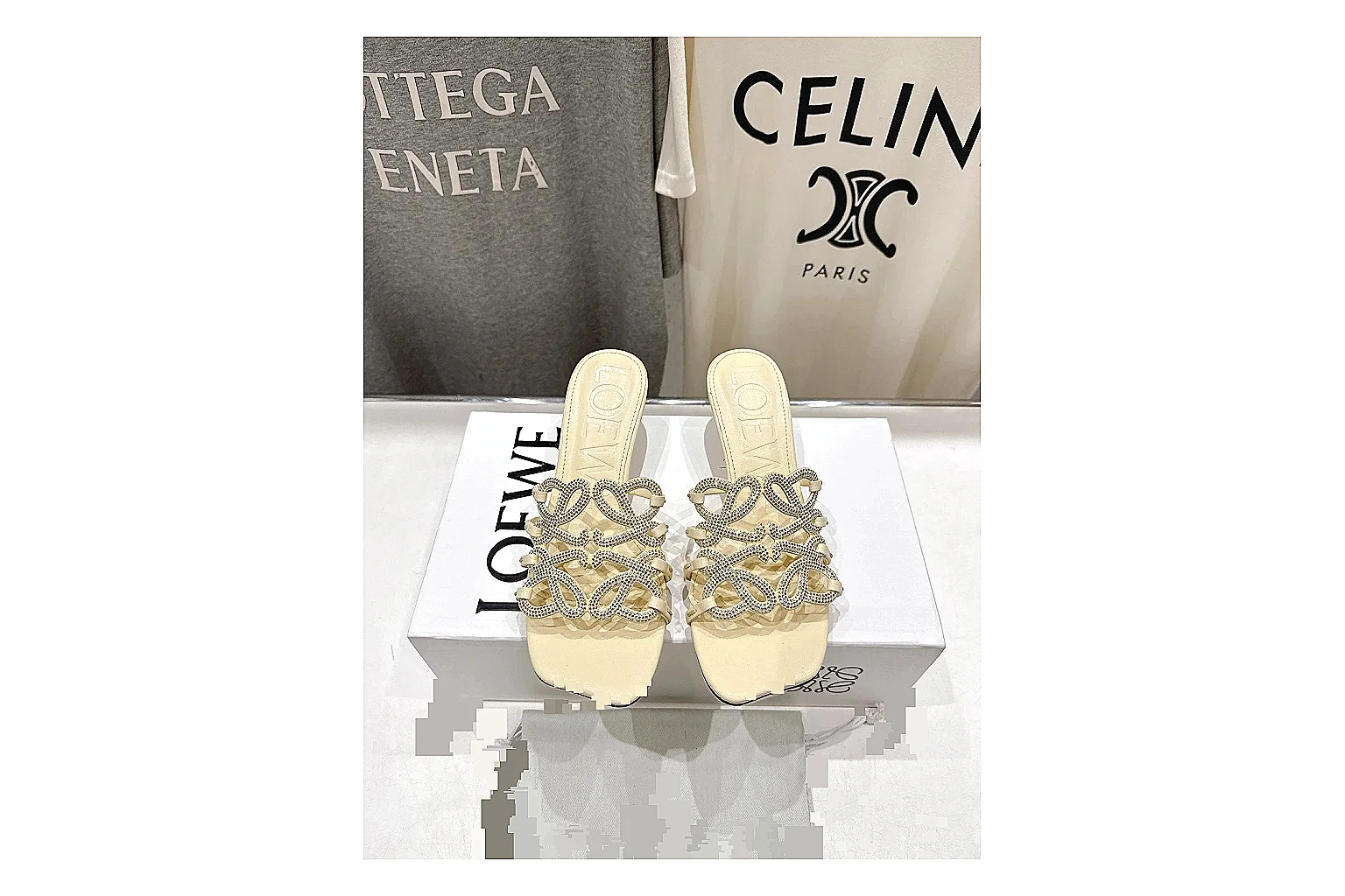 kakoqclab.com Cream Woven Mule 9677 Cream mule product image