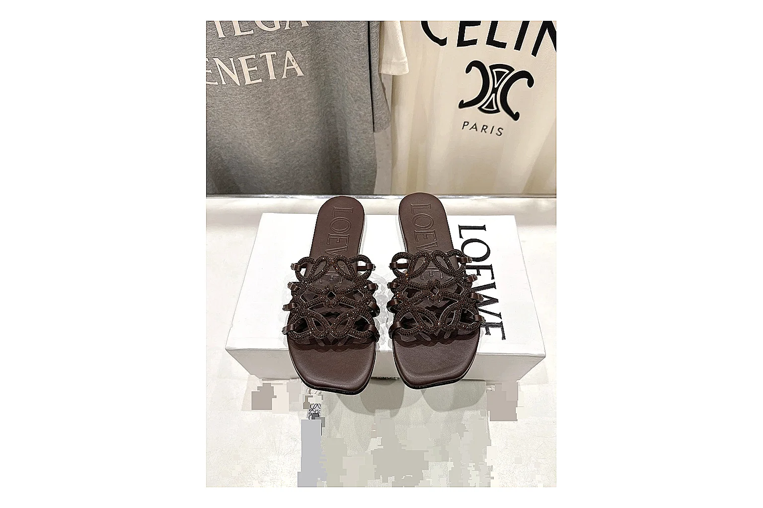 kakoqclab.com Dark Brown Woven Mule 9245 Dark Brown mule product image