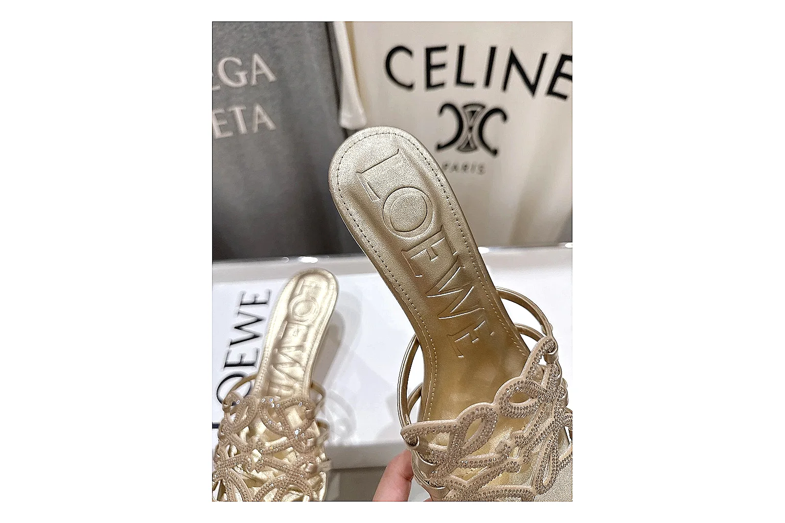 kakoqclab.com Gold Woven Mule 9787 Gold mule product image thumbnail 4