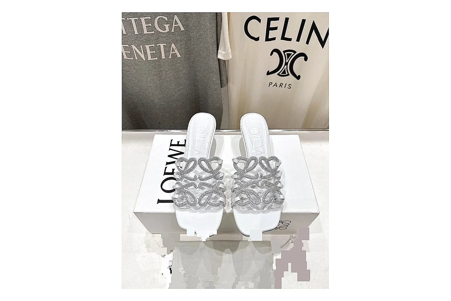 kakoqclab.com Silver Woven Mule 9645 Silver mule product image