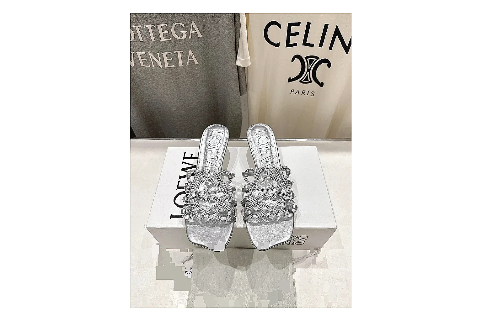 kakoqclab.com Silver Woven Mule 9721 Silver mule product image
