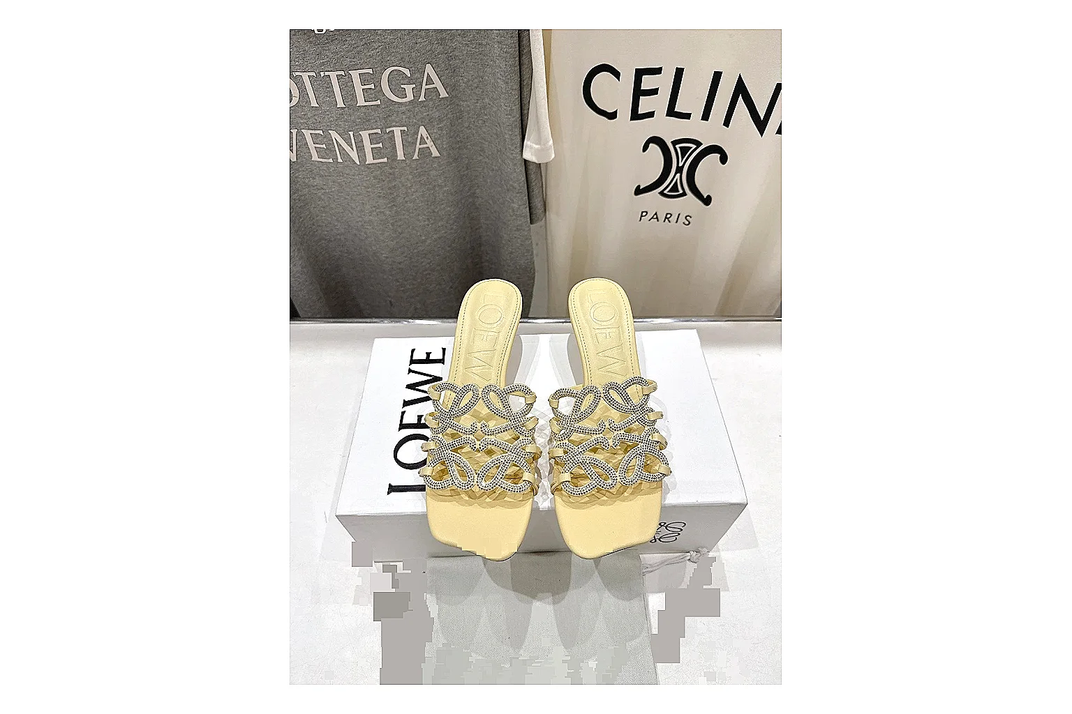 kakoqclab.com Yellow Woven Mule 9960 Yellow mule product image