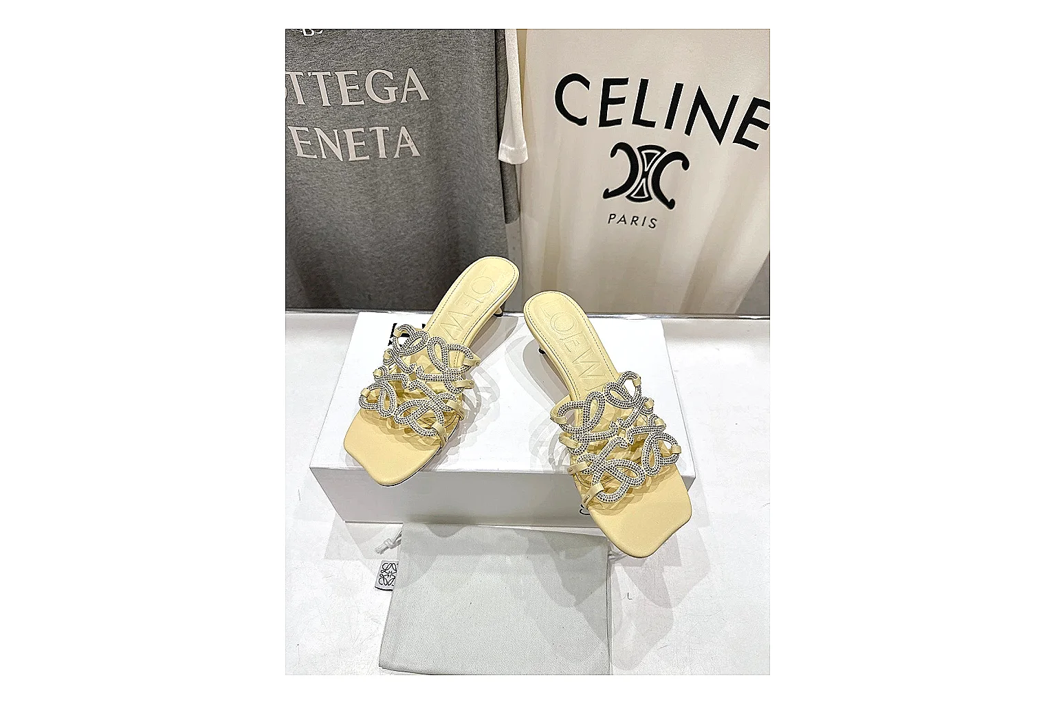 kakoqclab.com Yellow Woven Mule 9960 Yellow mule product image thumbnail 5