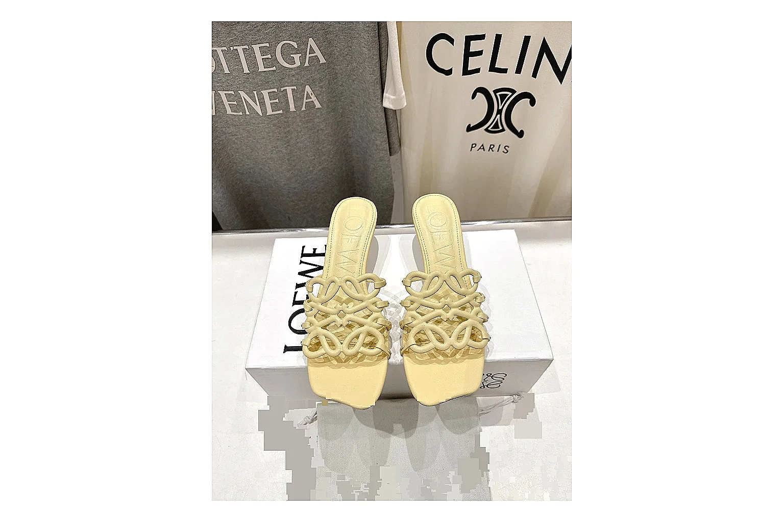 kakoqclab.com Yellow Woven Mule 9560 Yellow mule product image