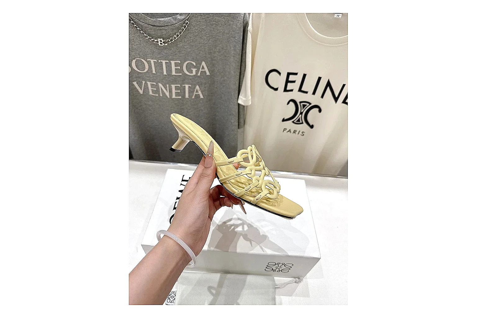 kakoqclab.com Yellow Woven Mule 9560 Yellow mule product image thumbnail 3