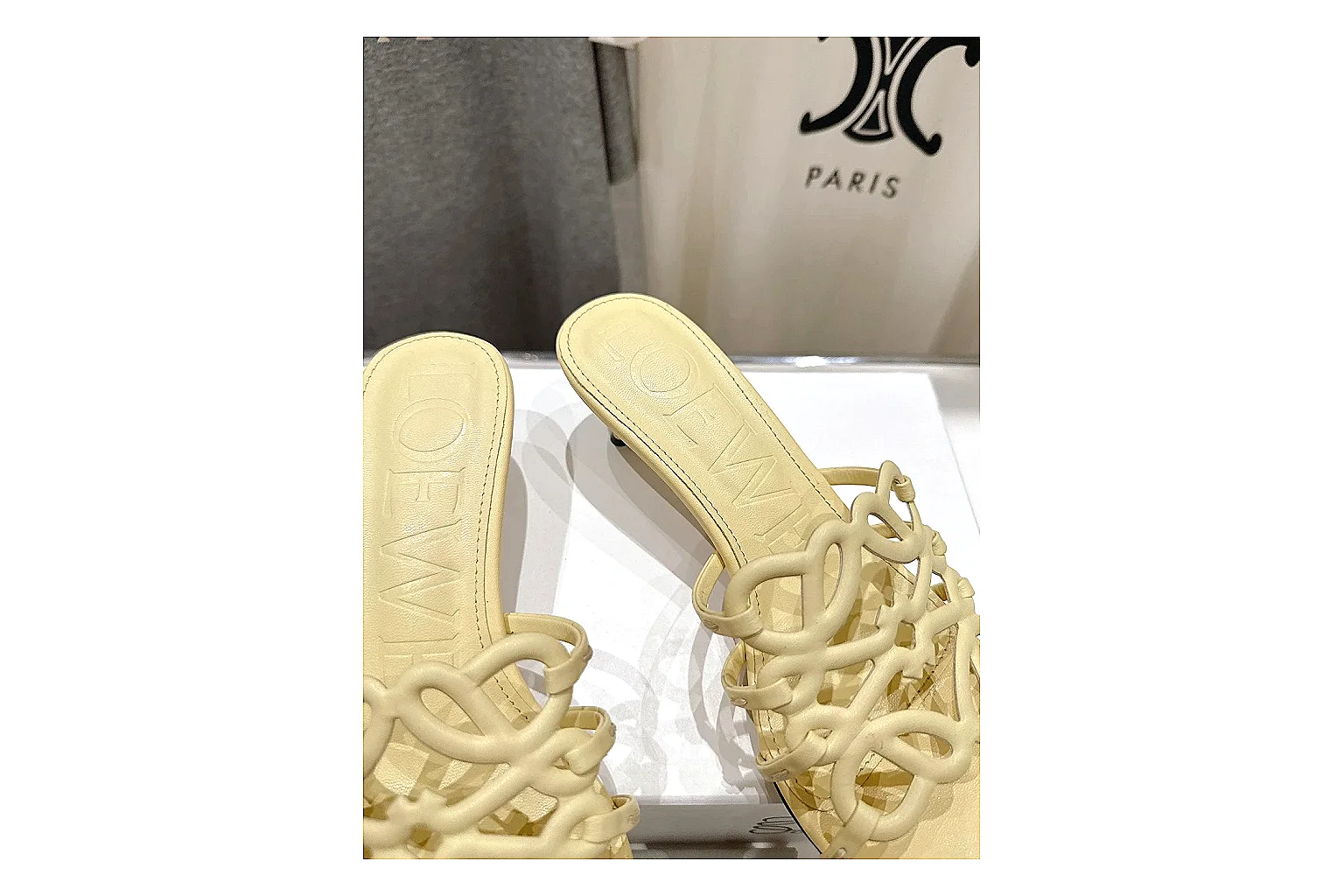 kakoqclab.com Yellow Woven Mule 9560 Yellow mule product image thumbnail 4