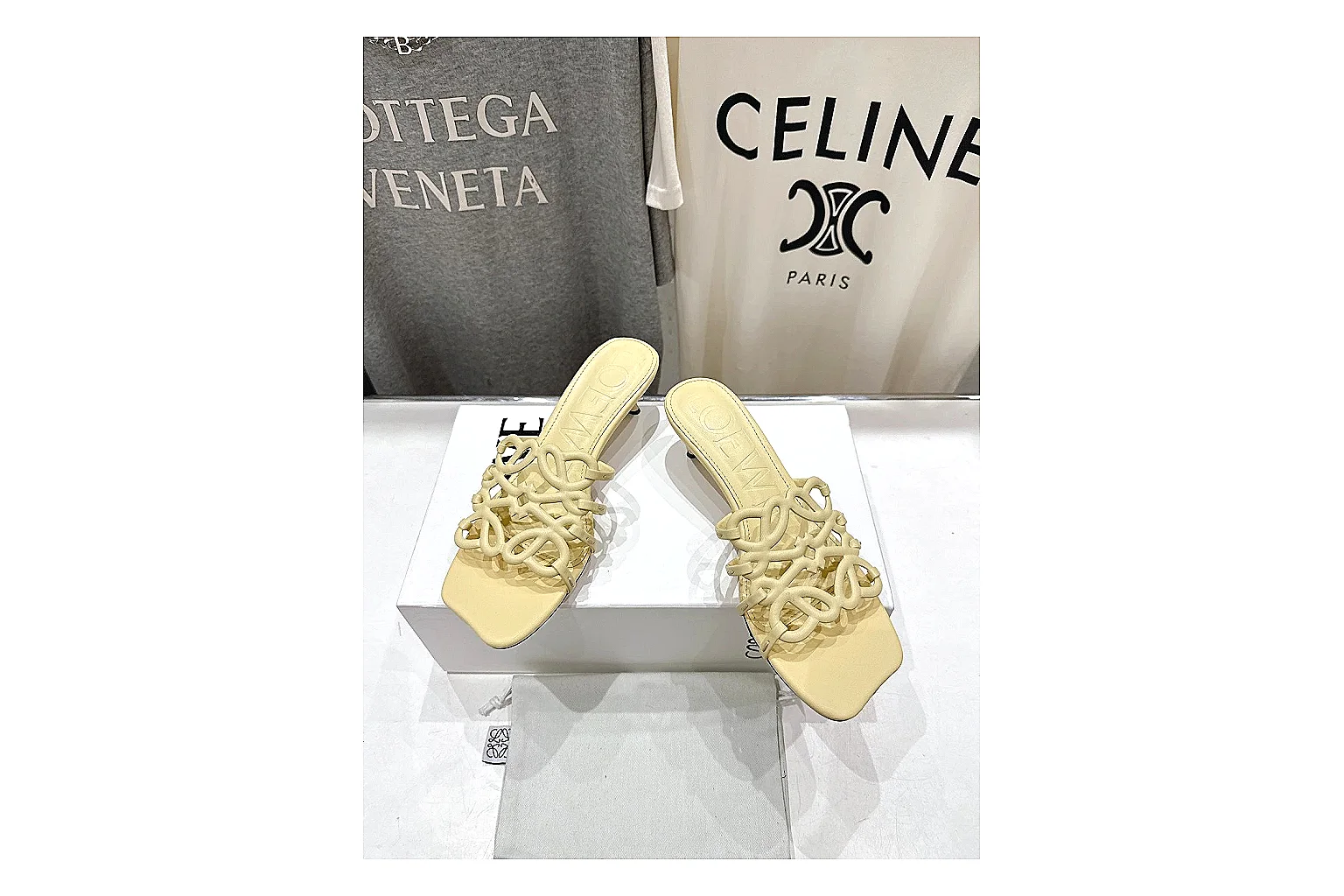 kakoqclab.com Yellow Woven Mule 9560 Yellow mule product image thumbnail 5